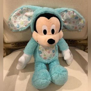 ✨NWT✨ Mickey Mouse Plush Blue Easter Bunny Suit Doll